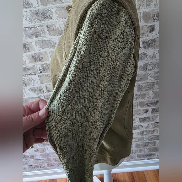 St. John Sport NWT Suede & Wool Jacket Size S - Picture 4 of 9